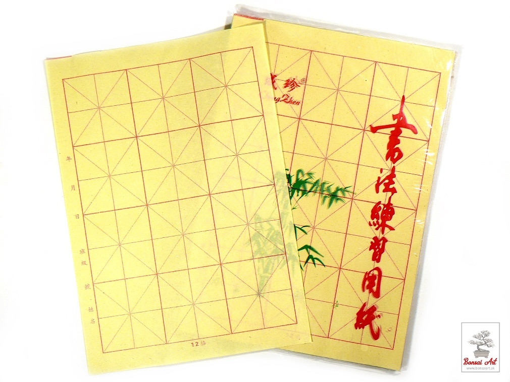 Kaligrafick cvin papier s bambusovm vlknom