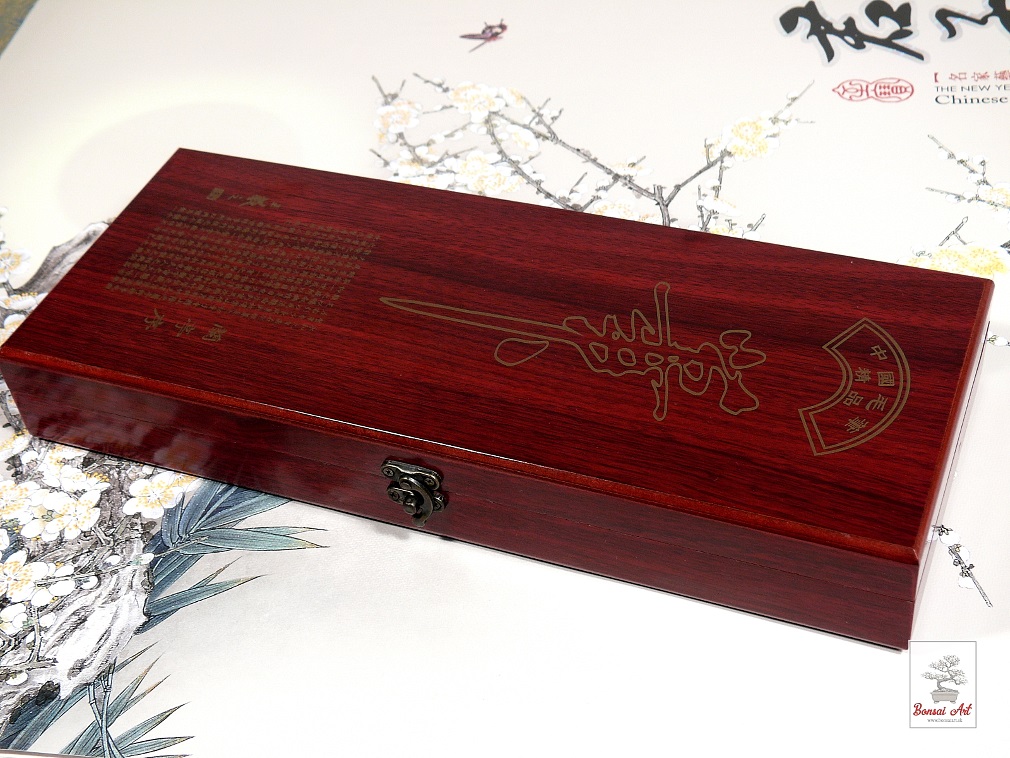 Čínska tradičná súprava na kaligrafiu a maľovanie v drevenej kazete