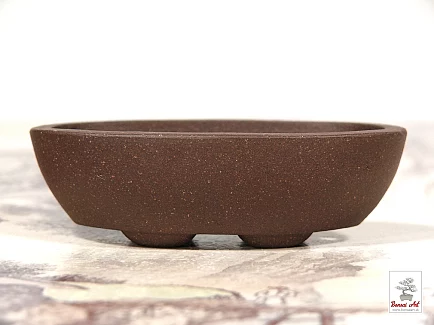 Oválna bonsai miska z yixing keramiky