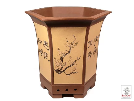 Miska z yixingskej keramiky vhodná pre bonsaj v štýle kaskáda