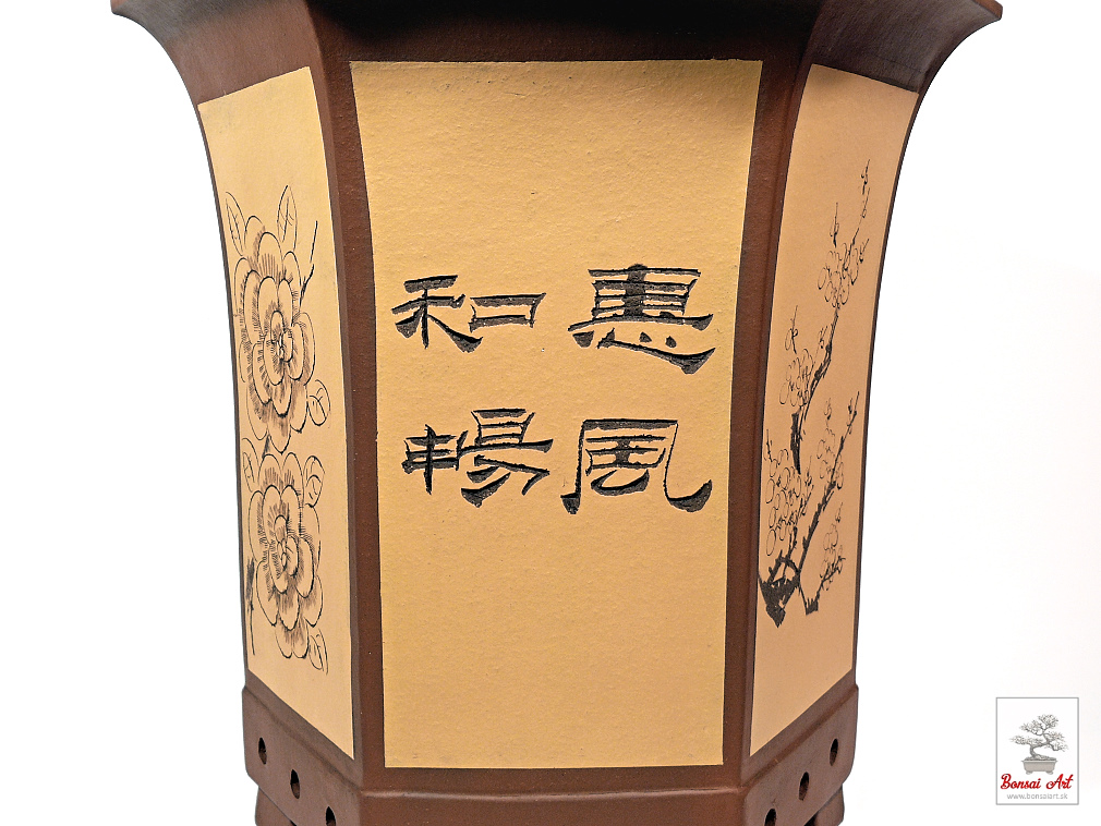 Miska z yixingskej keramiky vhodná pre bonsaj v štýle kaskáda