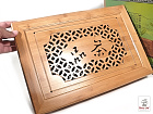 Čajové more - drevený podstavec z bambusového dreva