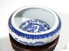 Čínska porcelánová miska na vodu pre čínsku kaligrafiu a maľovanie