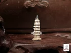 Keramická figúrka - pagoda do bonsaja alebo mini krajinky