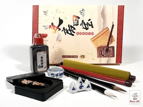Tradičná súprava na čínsku kaligrafiu a maľovanie 10 dielna