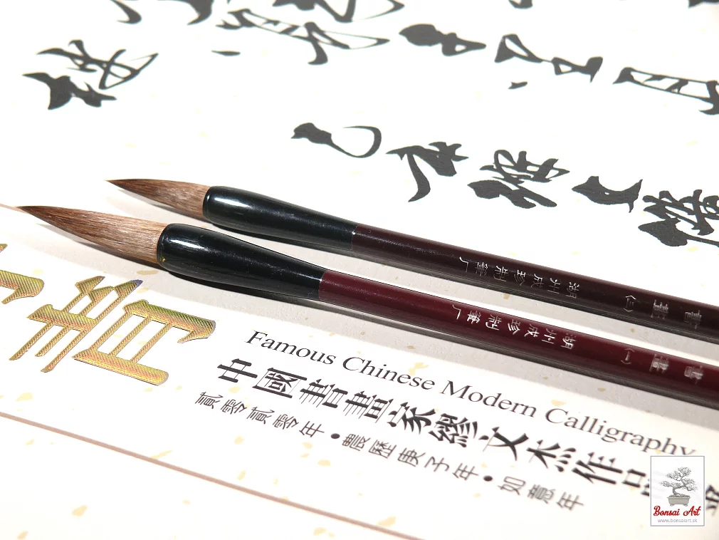 Štetec na čínsku kaligrafiu a maľovanie