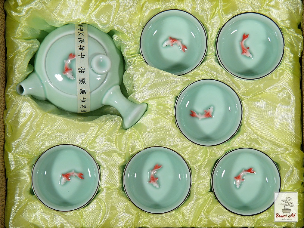 Sprava na aj - Koi Fish 3D - porceln