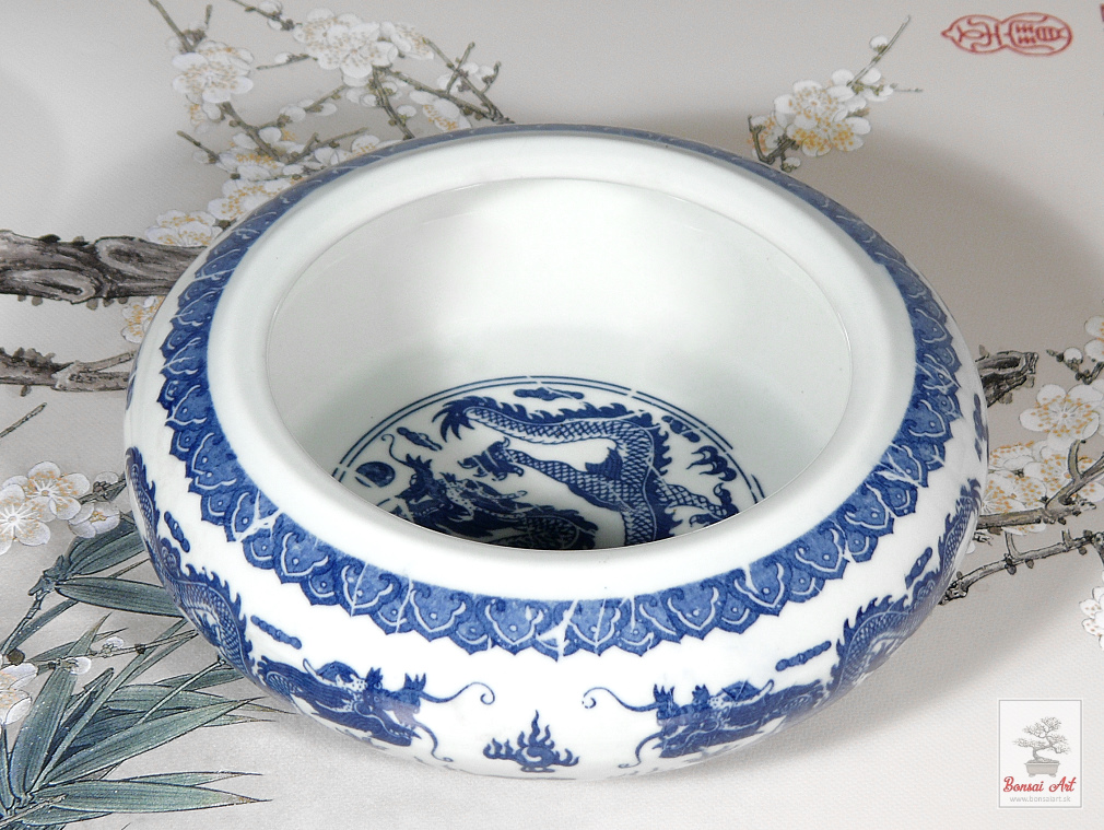 Čínska porcelánová miska na umývanie štetcov - veľká